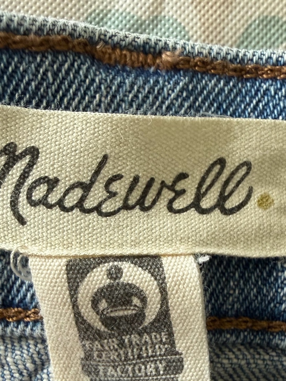 Madewell 90’s Straight Jeans Women’s 26 Light Wash Denim - Picture 4 of 6